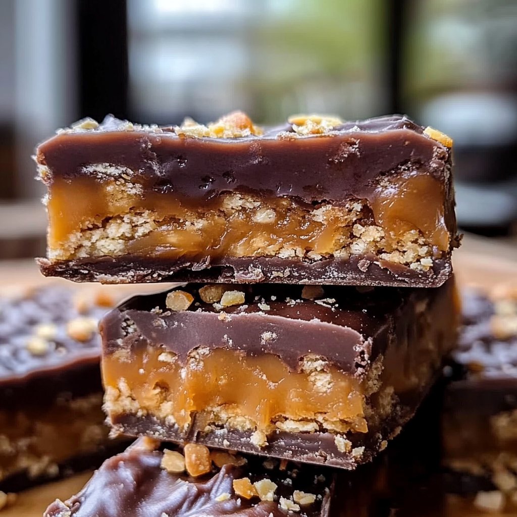 Vegan Twix Bars (No-Bake, Nut-Free!)
