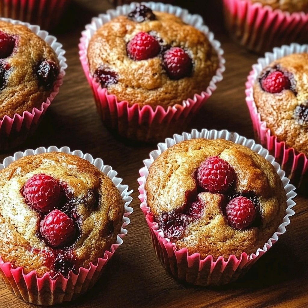 Raspberry and Dark Chocolate Muffins