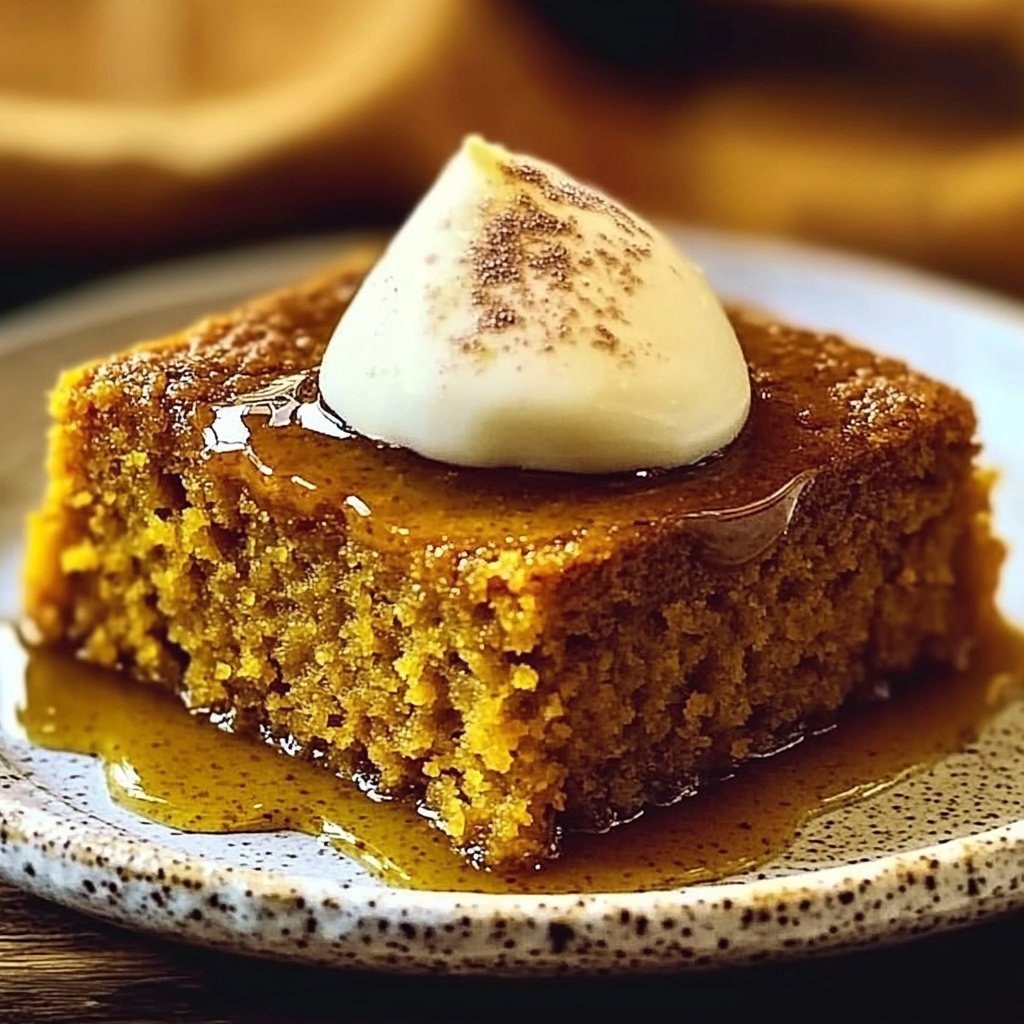 Pumpkin Cornbread with Cinnamon Honey Butter