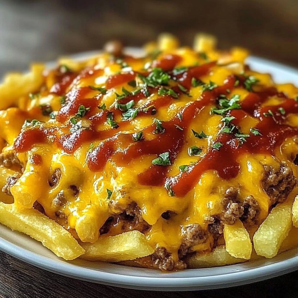 Cheeseburger French Fry Bake