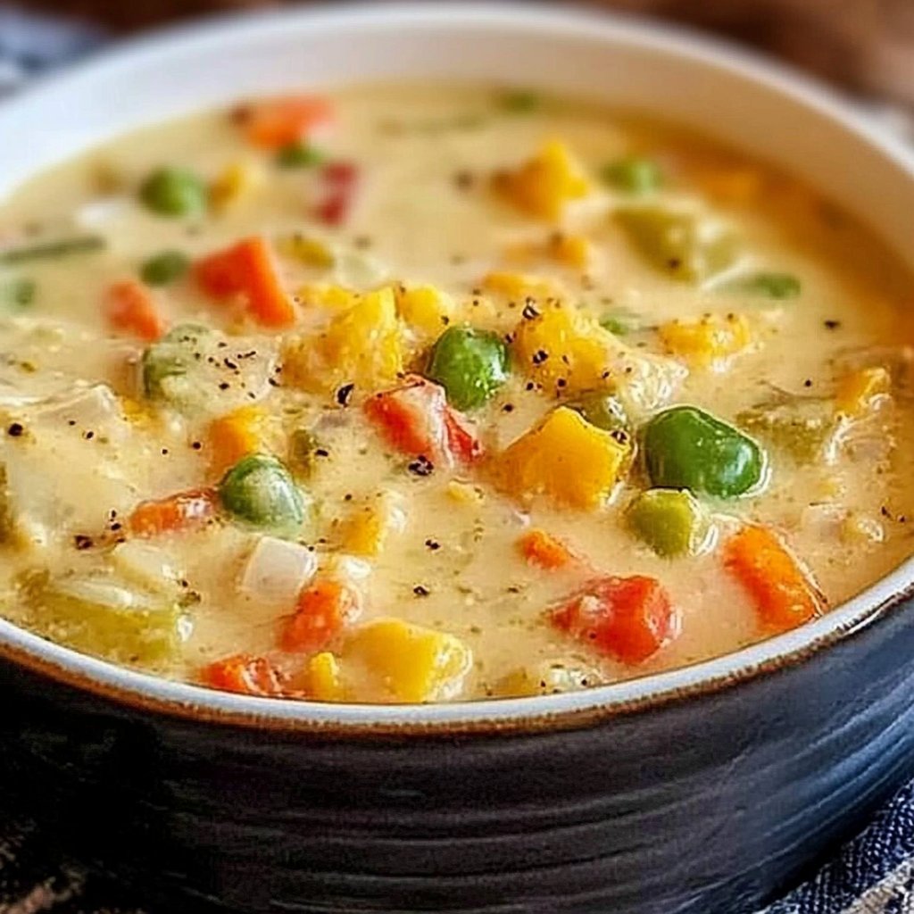 Pressure Cooker Copycat Dixie Stampede Creamy Vegetable Soup