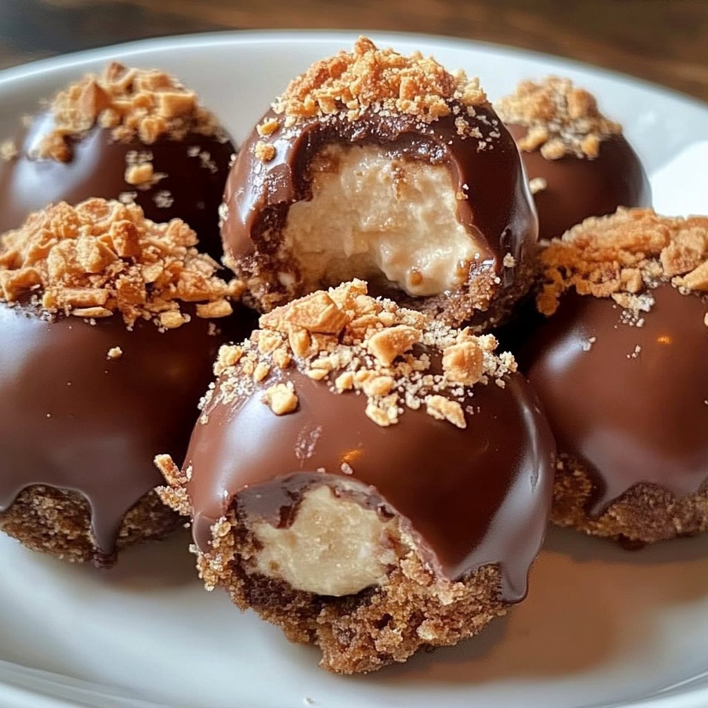 3-Ingredient Toblerone Cheesecake Balls
