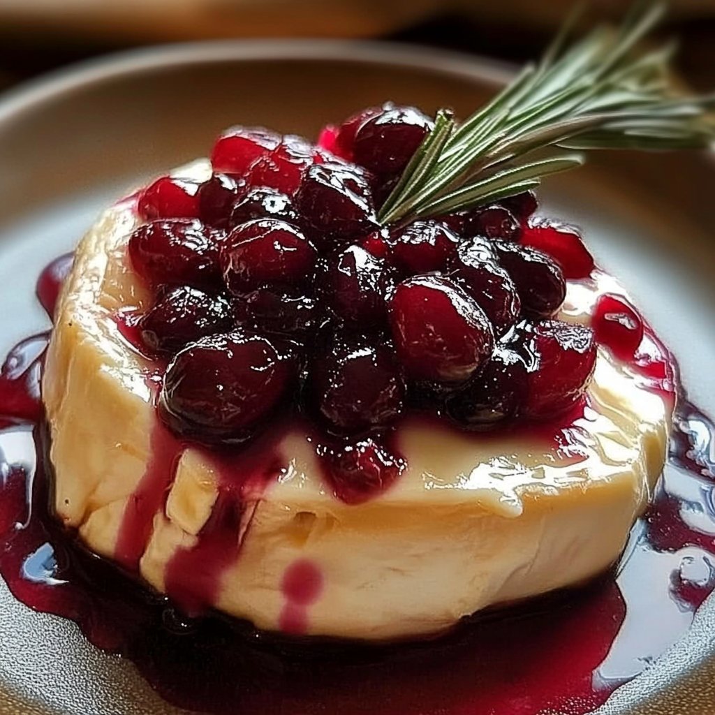 Cranberry and Brie Appetizer