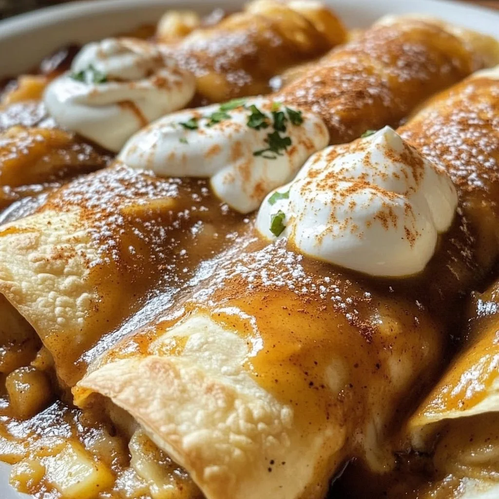 Apple Pie Enchiladas Bake