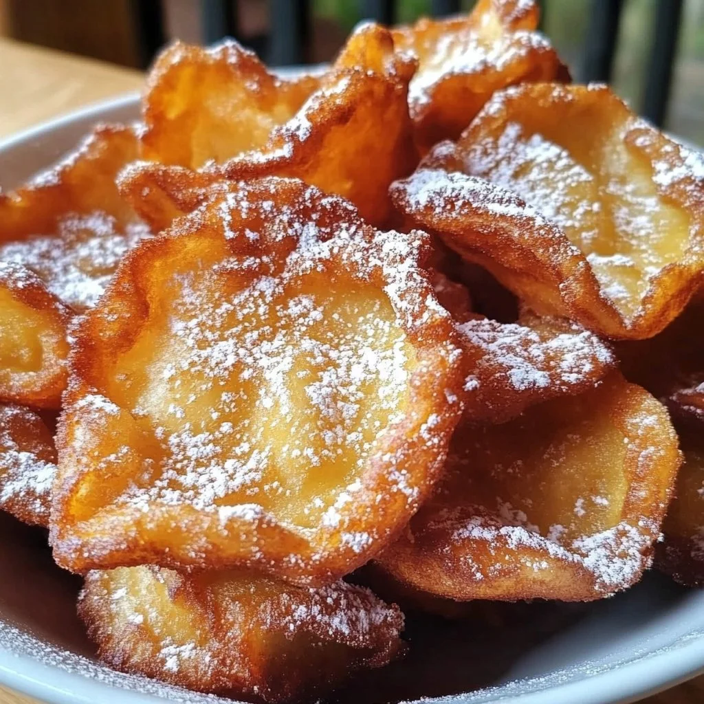 Plate of authentic buñuelos, traditional sweet treats served warm and crispy