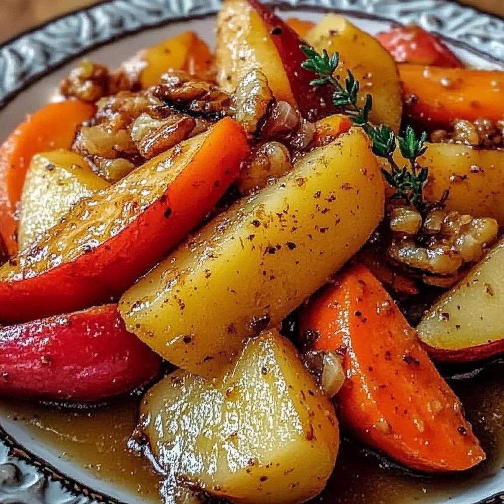 Autumn Bliss Maple Dijon Roasted Apples