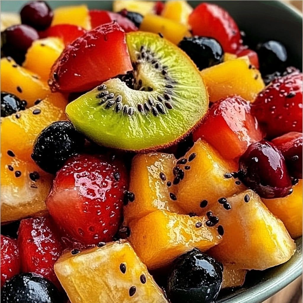 Winter Fruit Salad with Seed Dressing