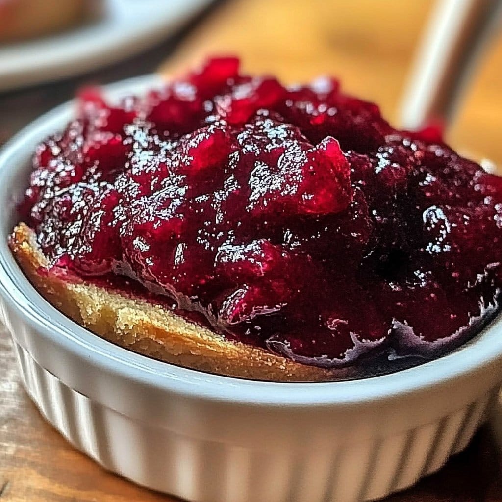 Christmas Cranberry Honey Butter