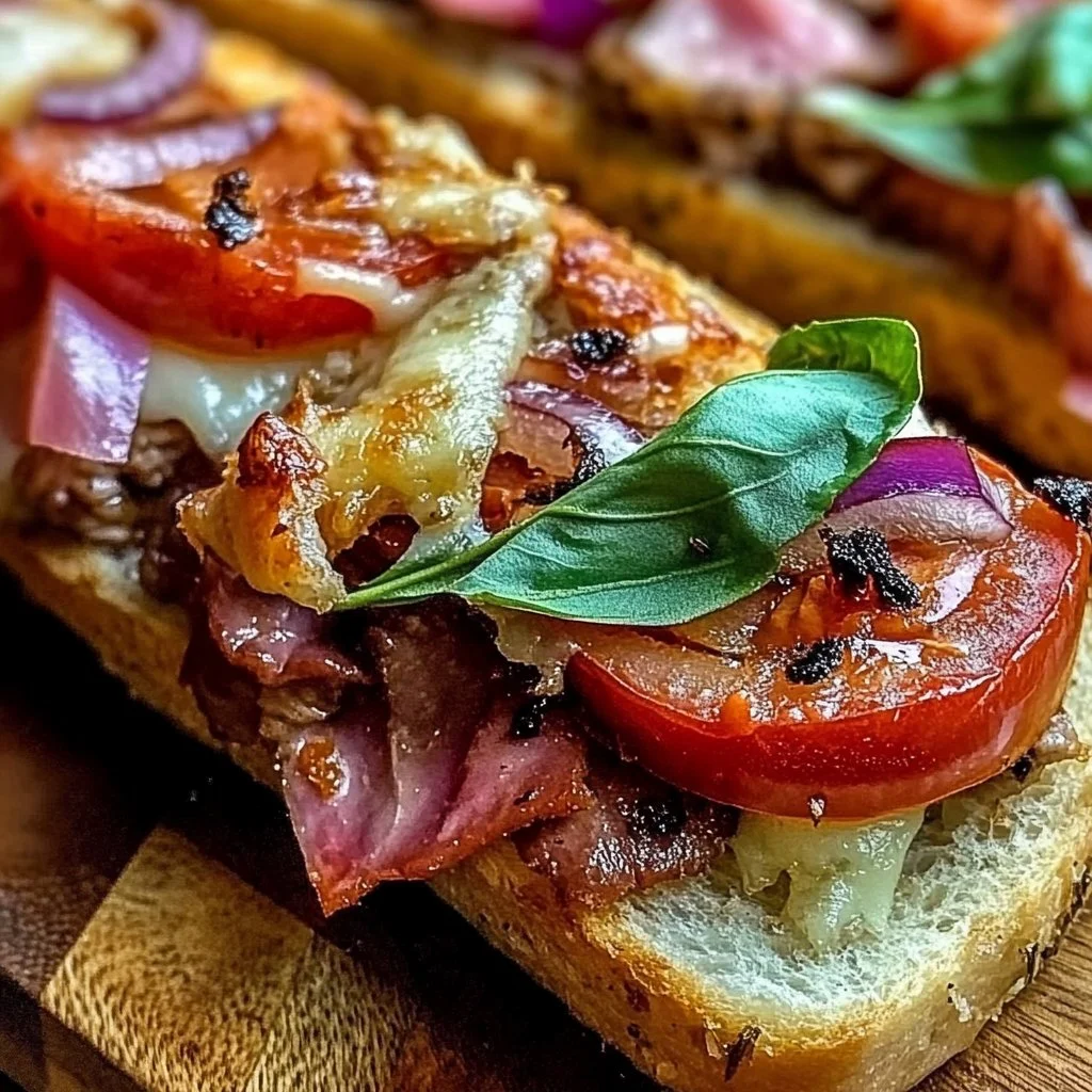 Baked Italian Sub Sandwiches