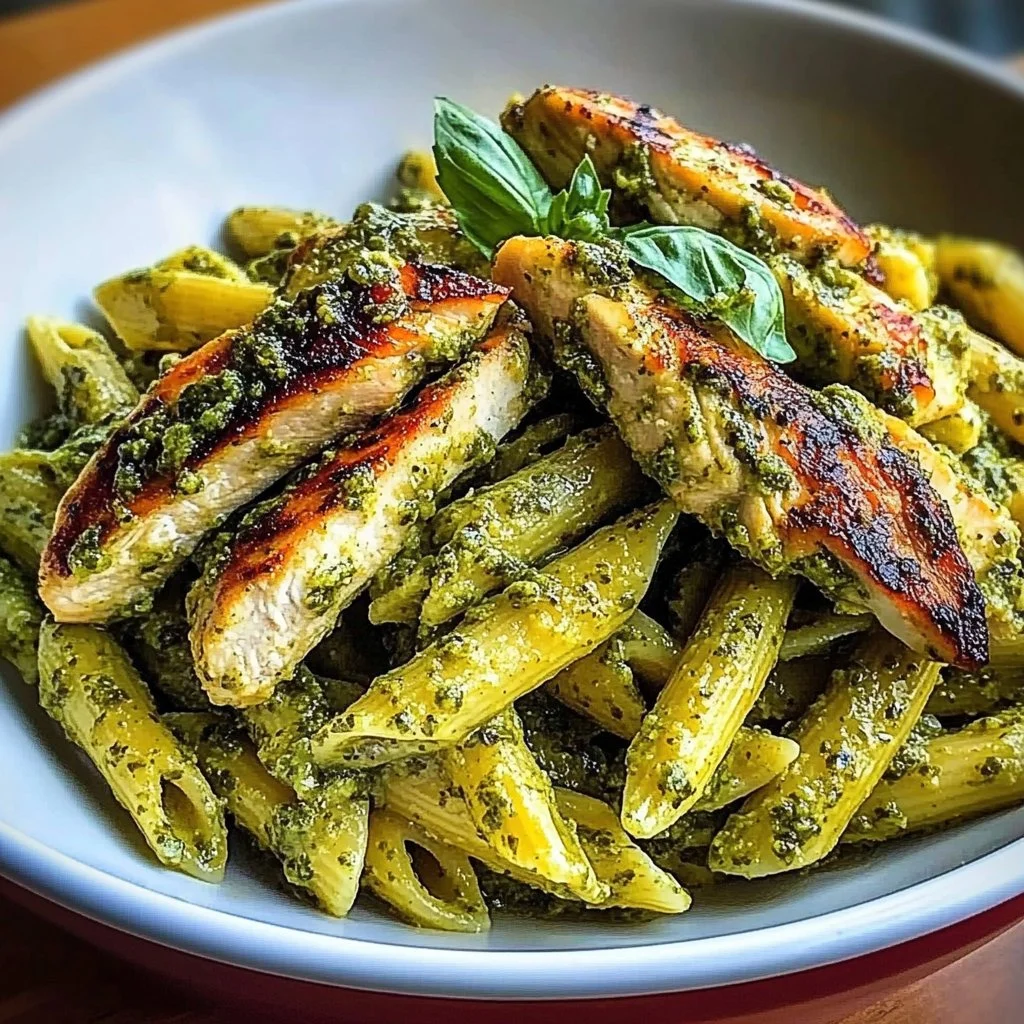 Basil Pesto Chicken Pasta