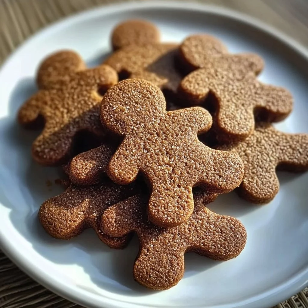Chewy Gingerbread Man Cookies