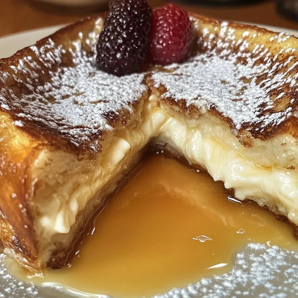 Cream Cheese Stuffed French Toast