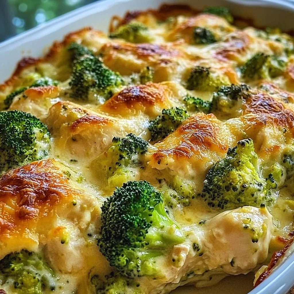 Keto Broccoli Chicken Casserole