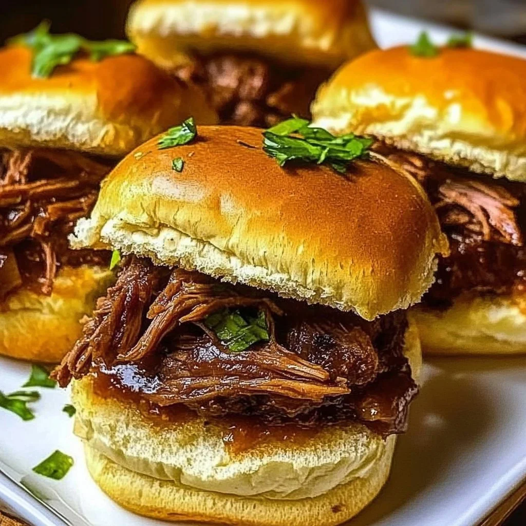 Crockpot Pot Roast Sliders