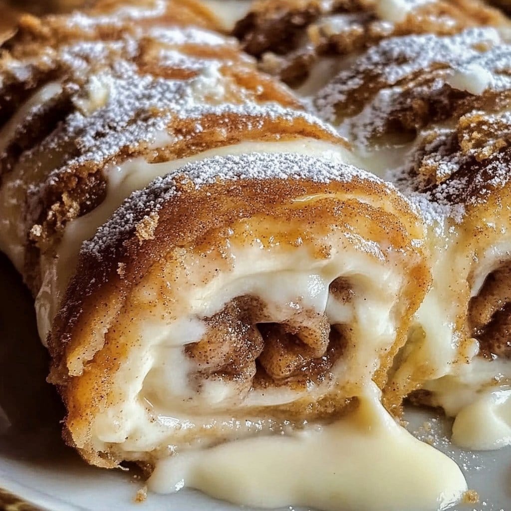 Cinnamon Roll Cheesecake Chimichanga