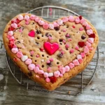 Heart Shaped Cookie Cake