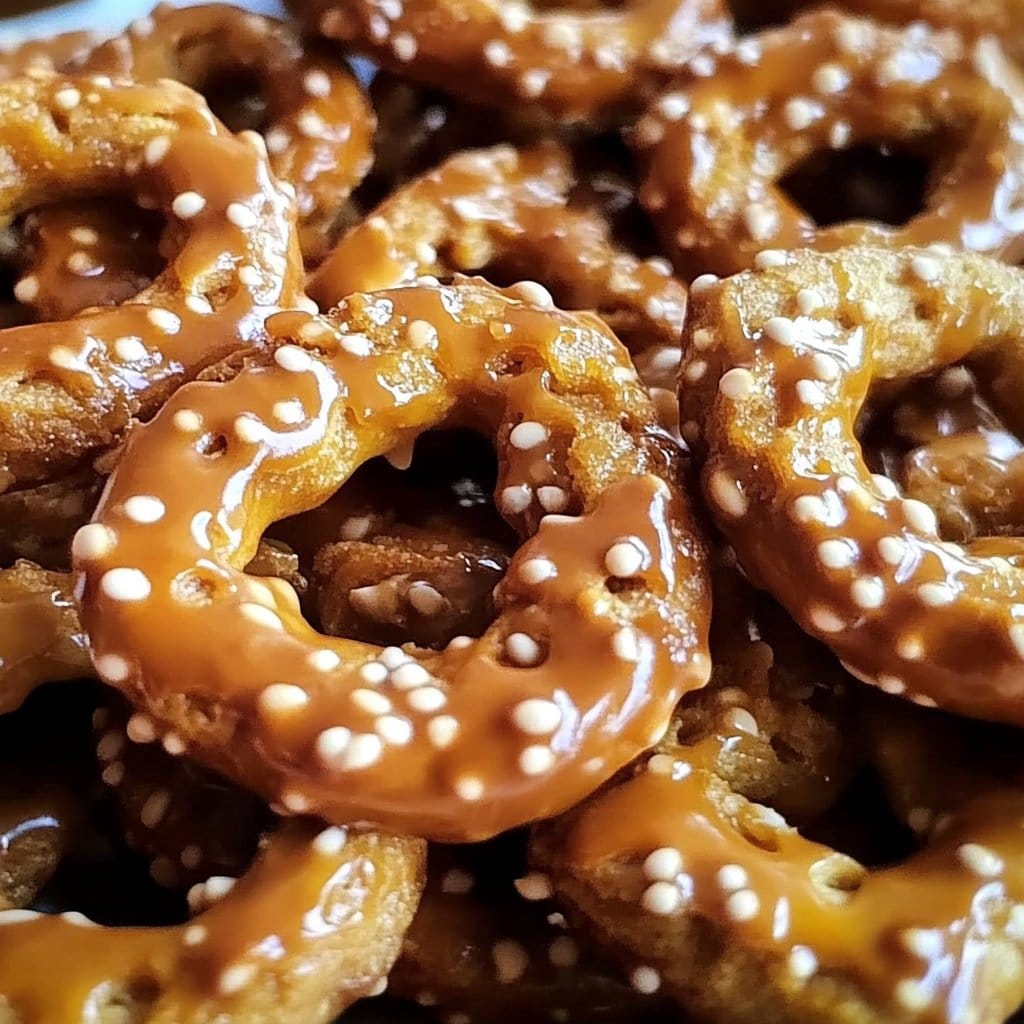 Irresistible Butter Toffee Pretzels
