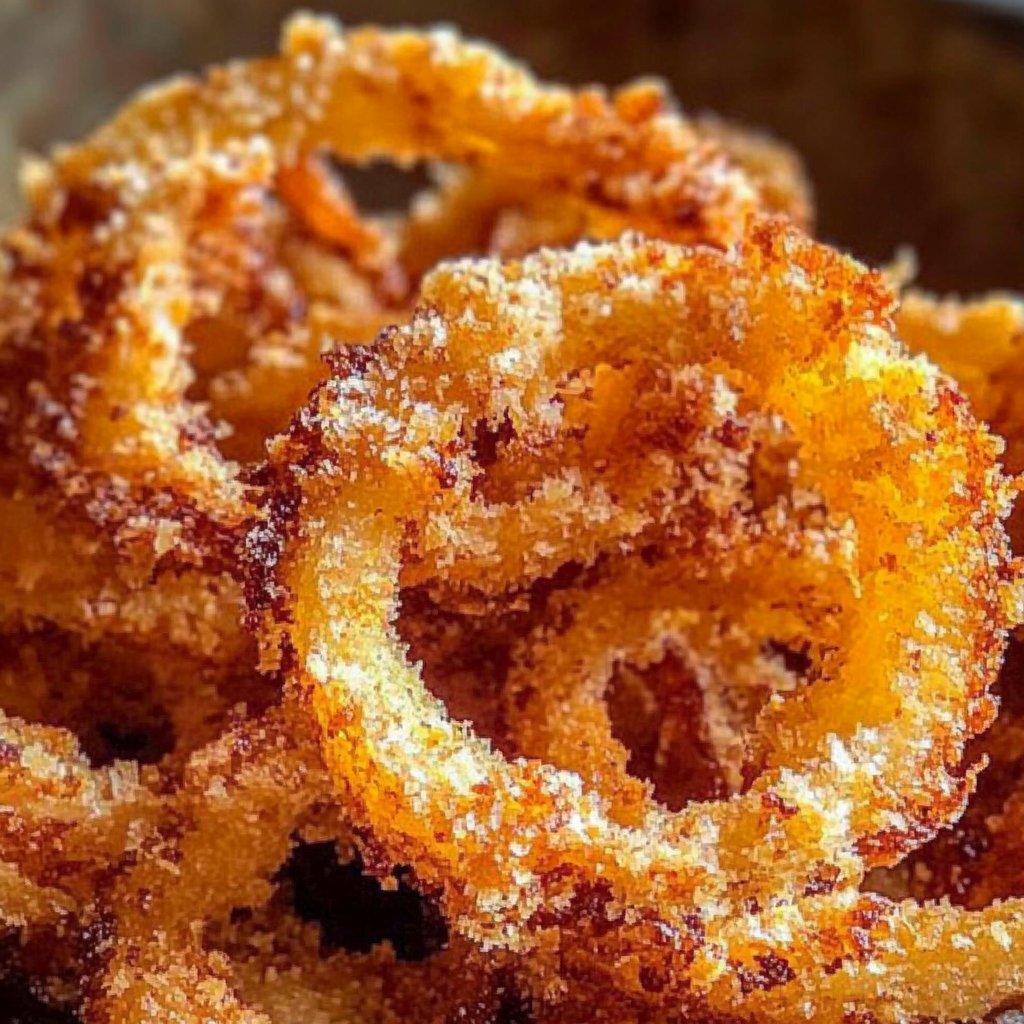Crispy Parmesan Onion Ring Chips