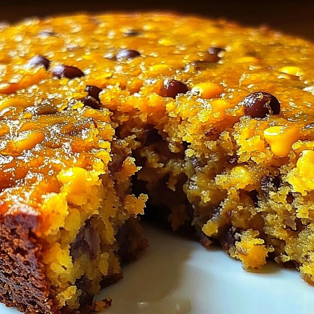 Delicious black eyed pea cornbread served warm on a rustic table