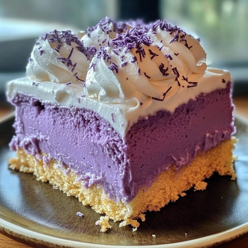 Purple Three Milks Cake