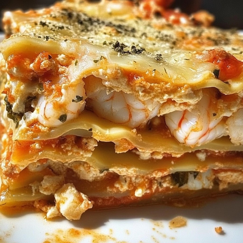 Shrimp Crab Lasagna: 5 Layers of Pure Deliciousness