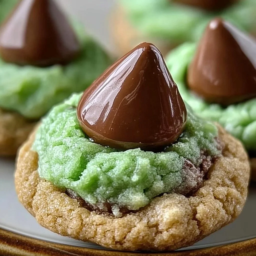 Grinch Cookies Hershey Kiss