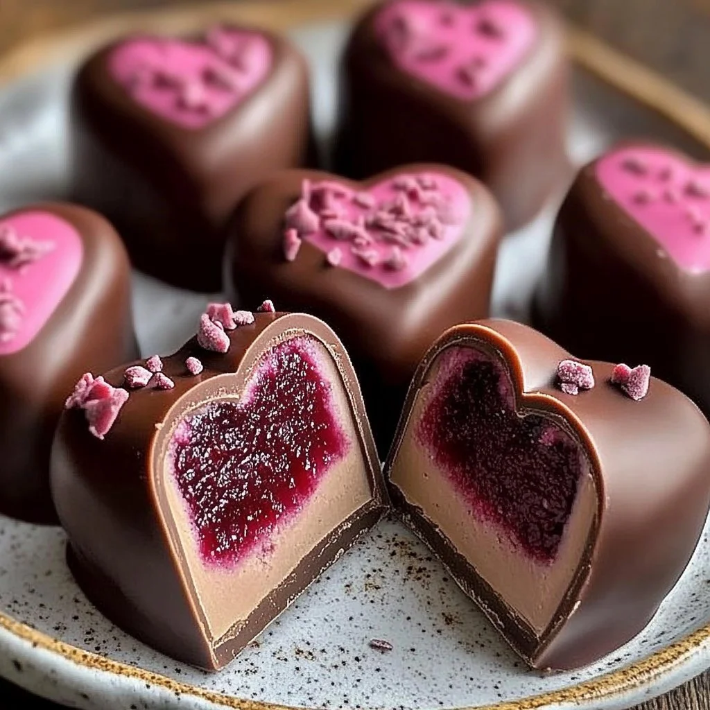 Irresistible Healthy Pink Chocolate Hearts