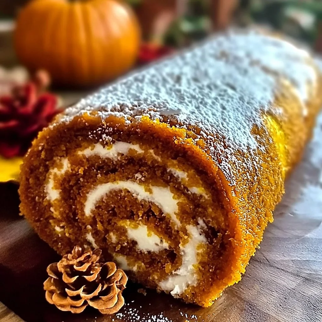 Homemade Amish Pumpkin Roll