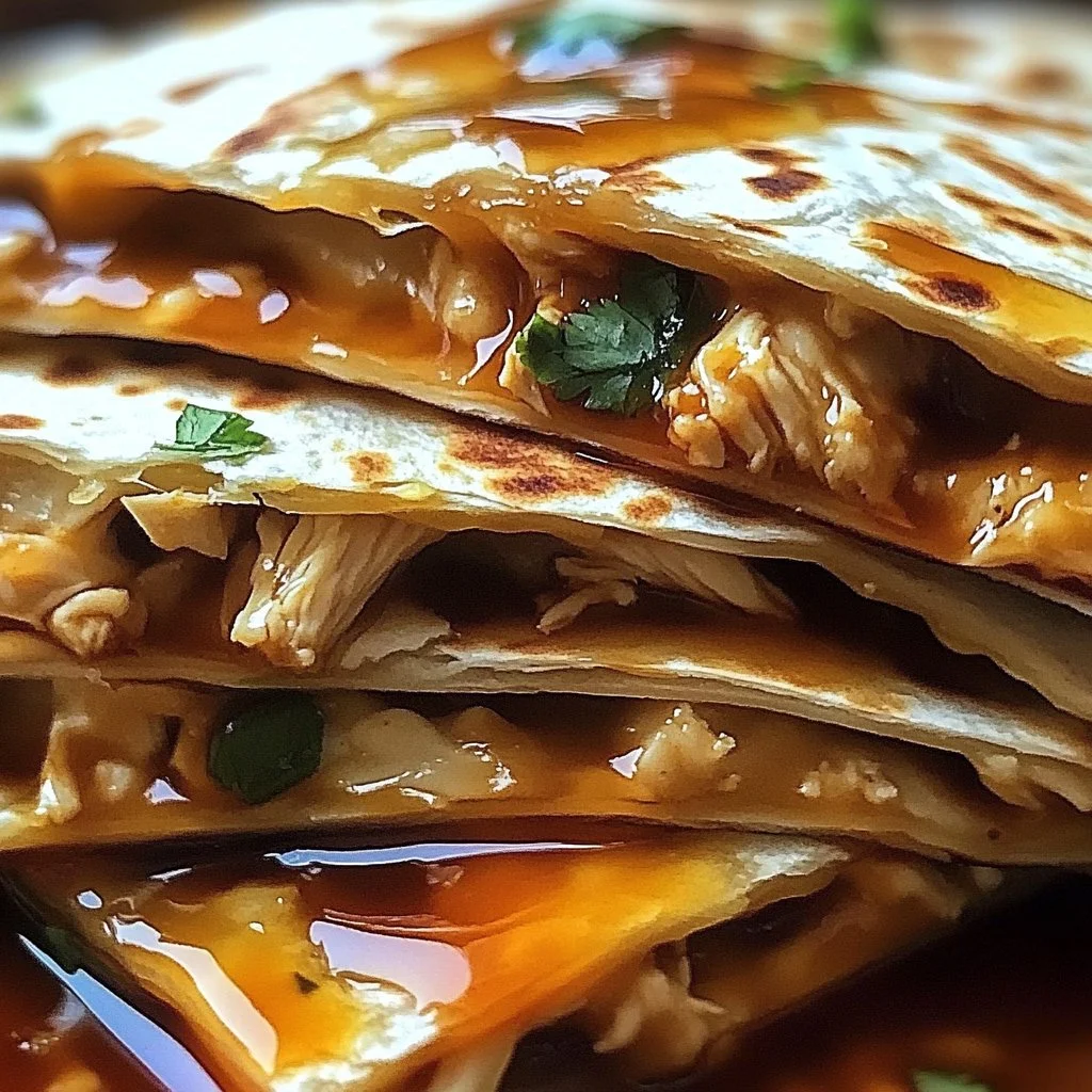 Hot Honey Chicken Quesadillas