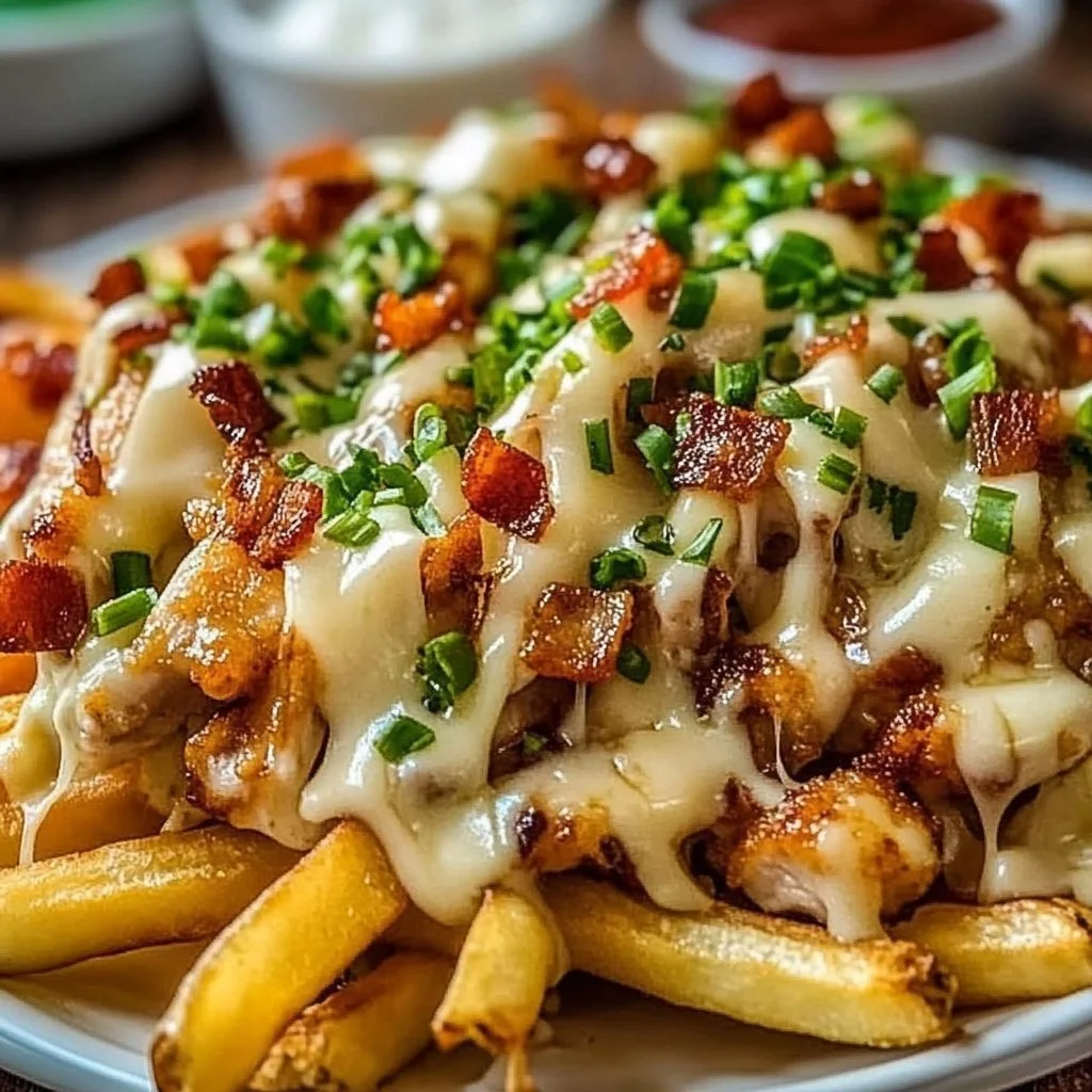 Irresistible Chicken and Cheese Poutine