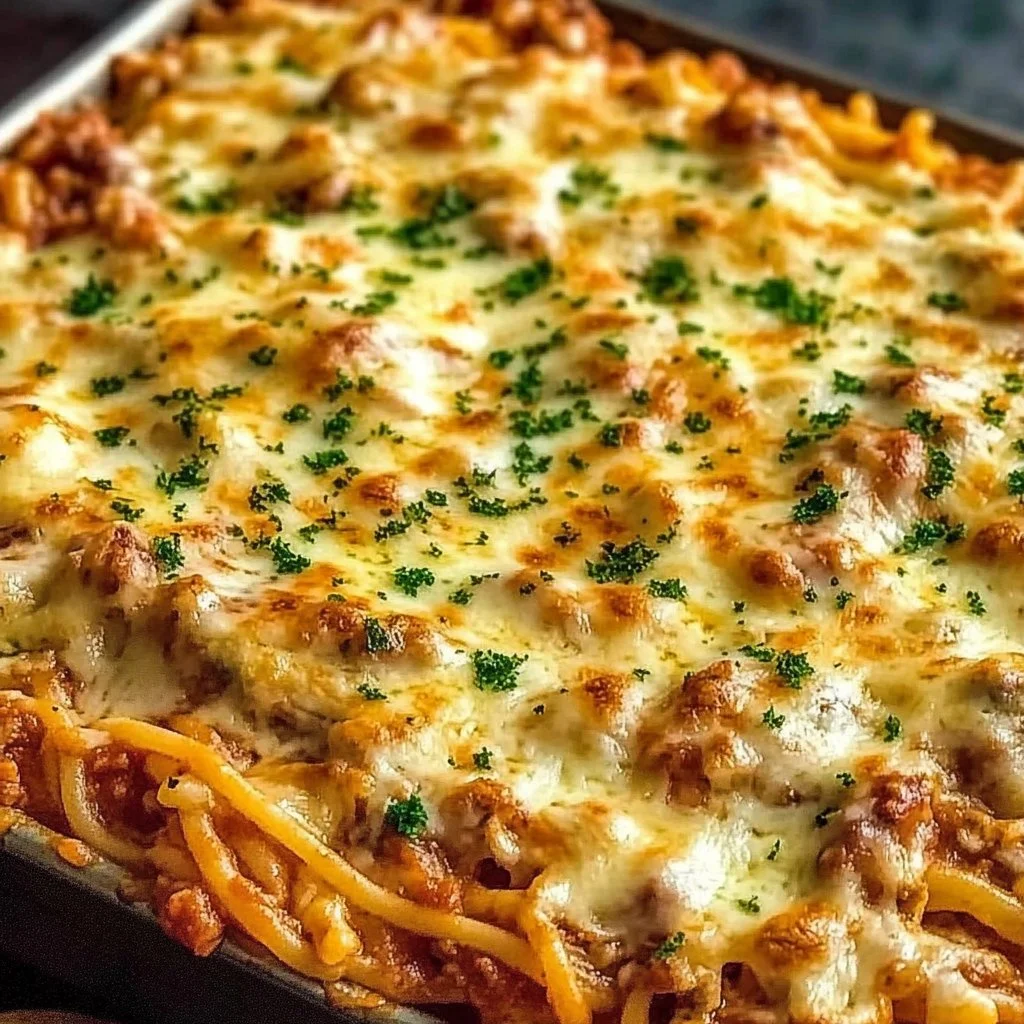 Easy Baked Spaghetti