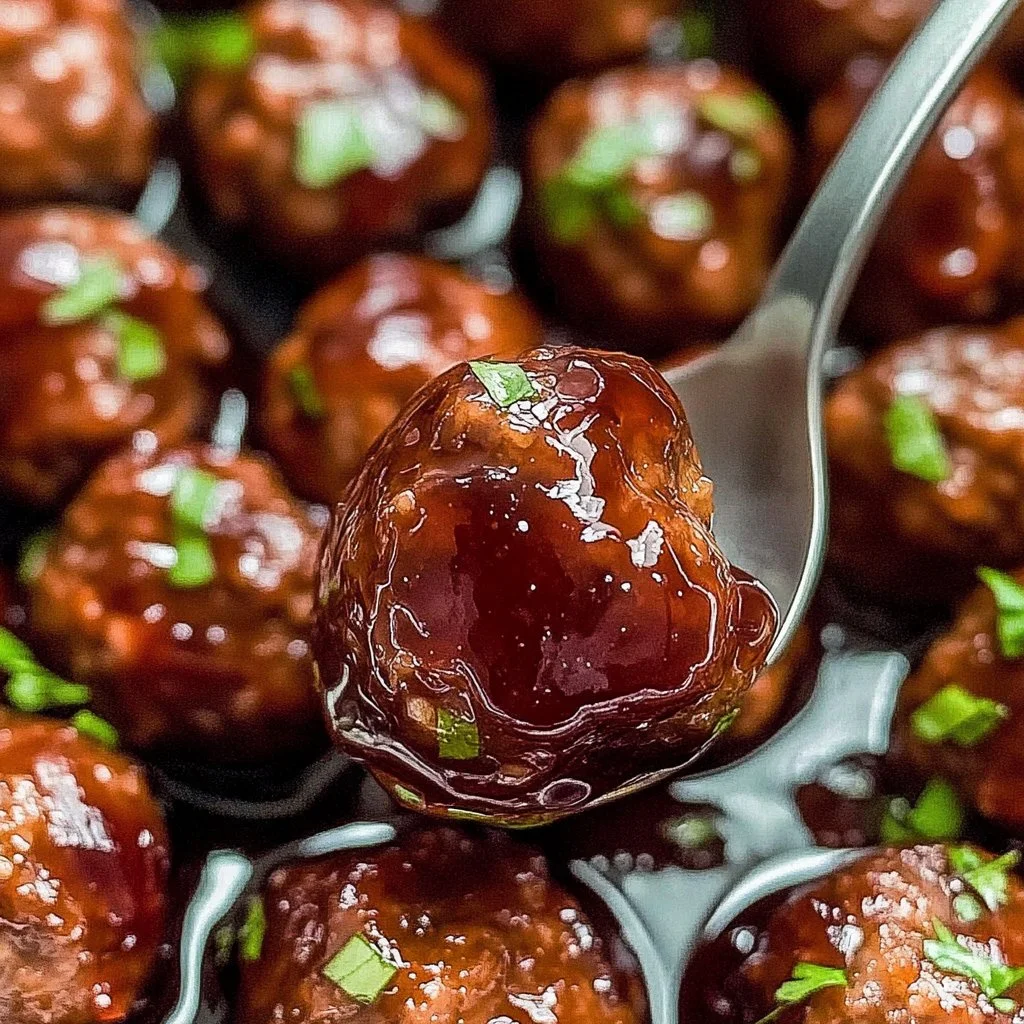 Irresistible Grape Jelly Meatballs