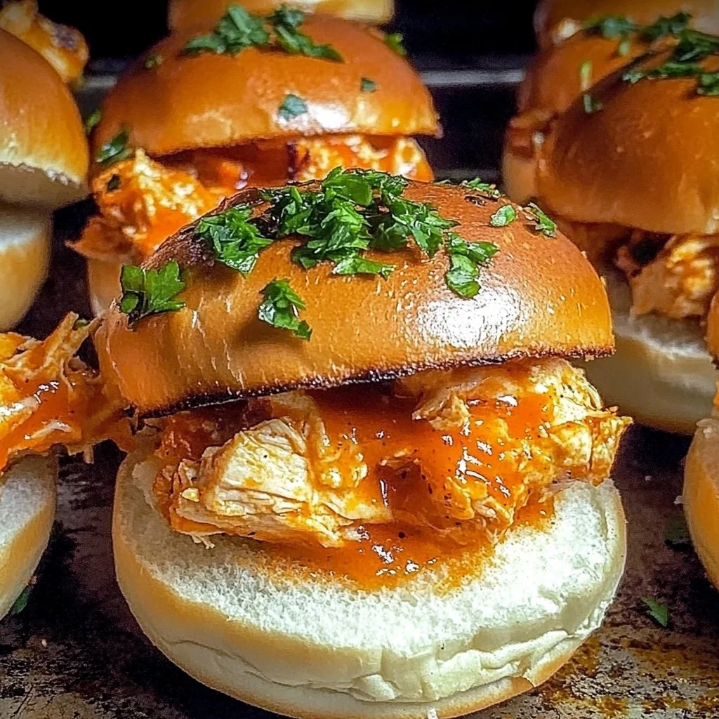 Irresistible Spicy Buffalo Chicken Sliders