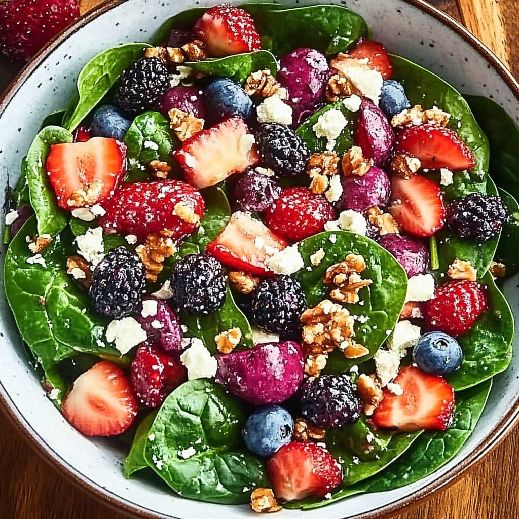 Berry Spinach Salad