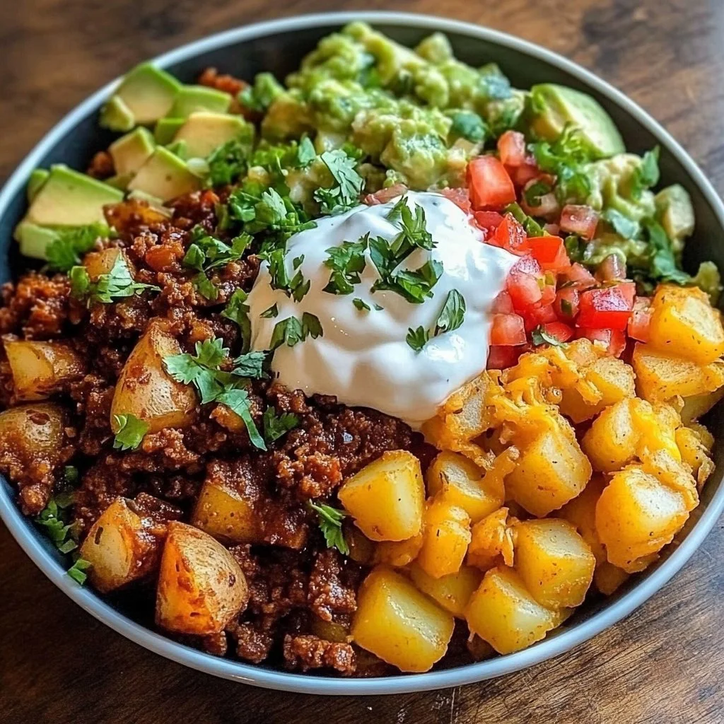 Loaded Potato Taco Bowl