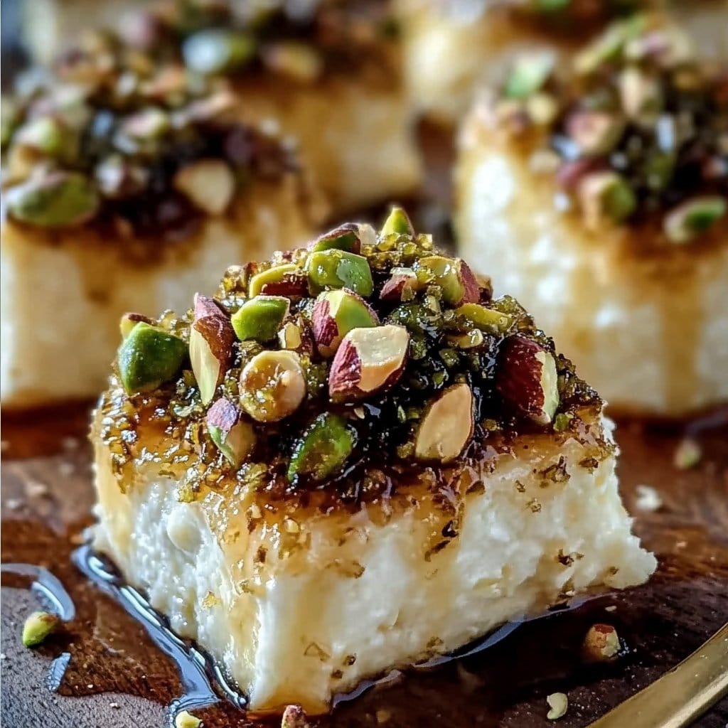 Pistachio Brie Bites
