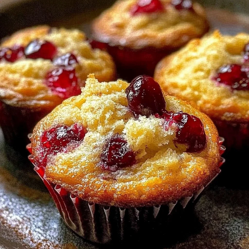 Moist and Tart Cranberry Orange Muffins