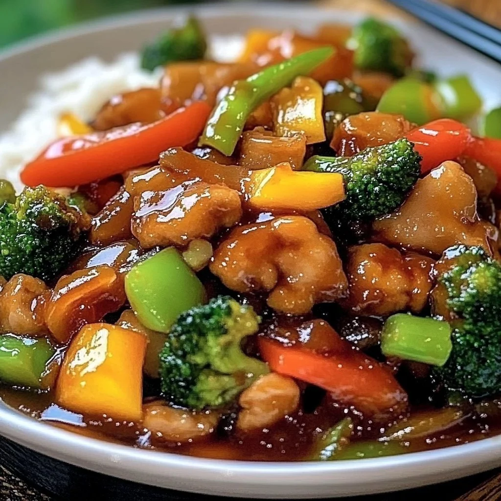 A delicious bowl of Crockpot Chinese recipe garnished with green onions