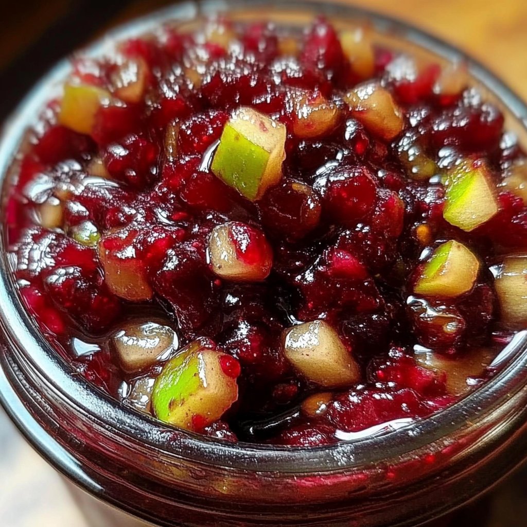 Cranberry Apple Chutney