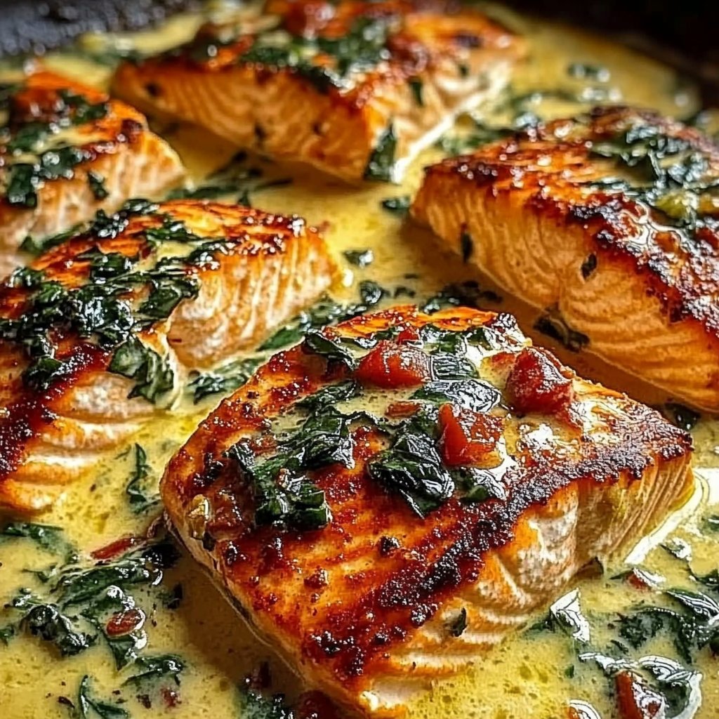 Creamy Tuscan Marry Salmon
