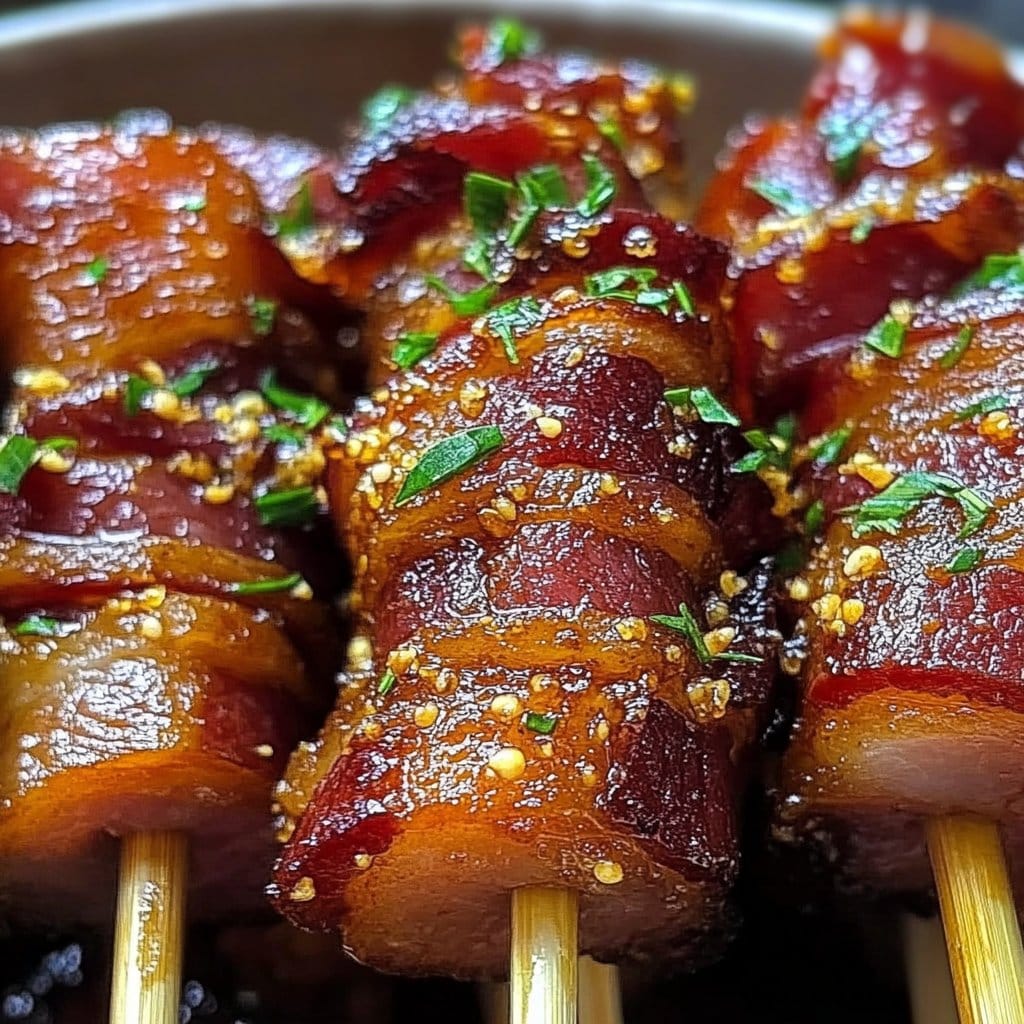 Sweet Chili Bacon Lollipops