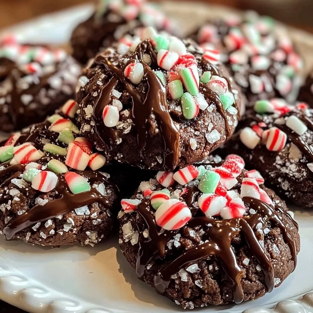 Peppermint Bark Cookies