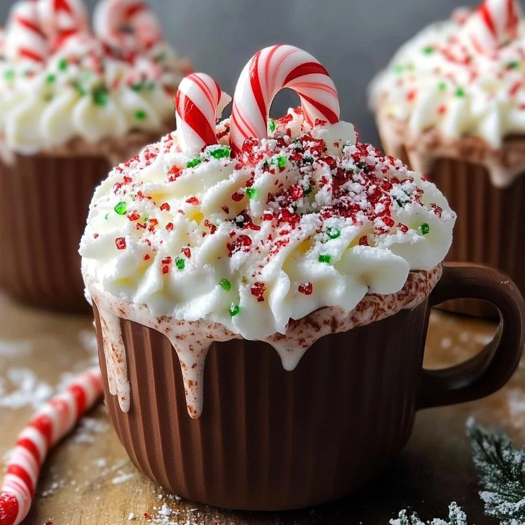 Peppermint Holiday Hot Cocoa Cups