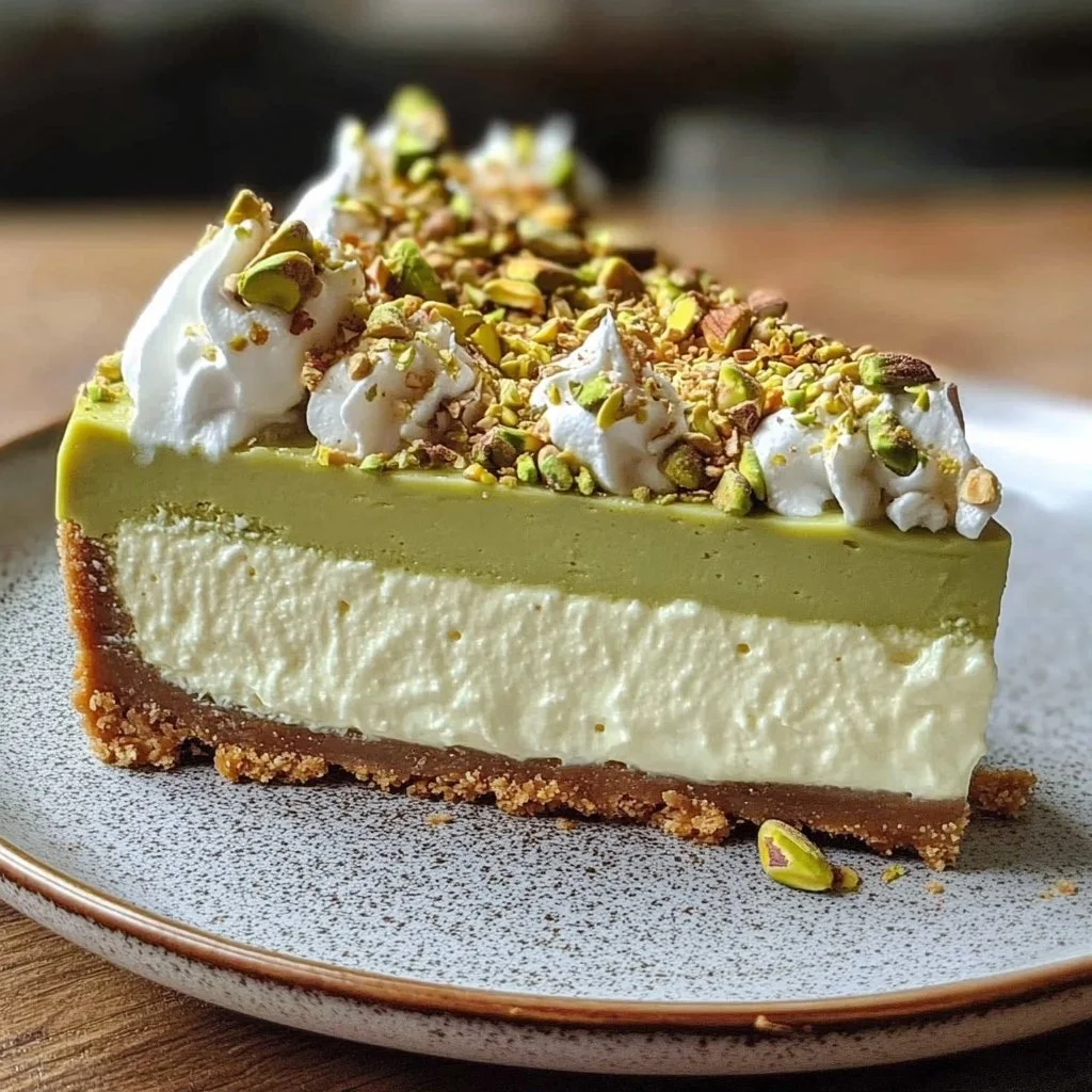 Irresistible Pistachio Cheesecake