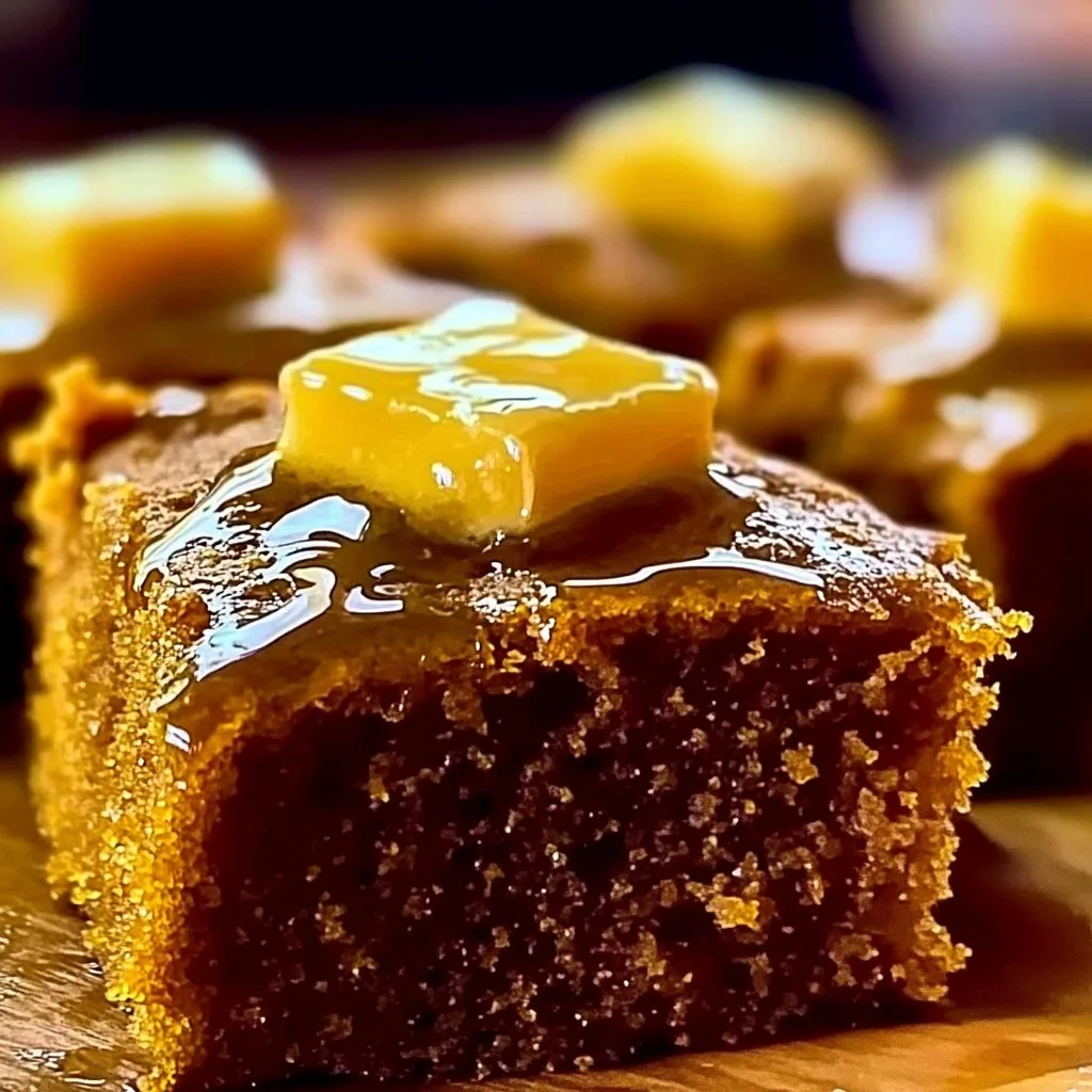 Pumpkin Cornbread with Cinnamon Honey Butter