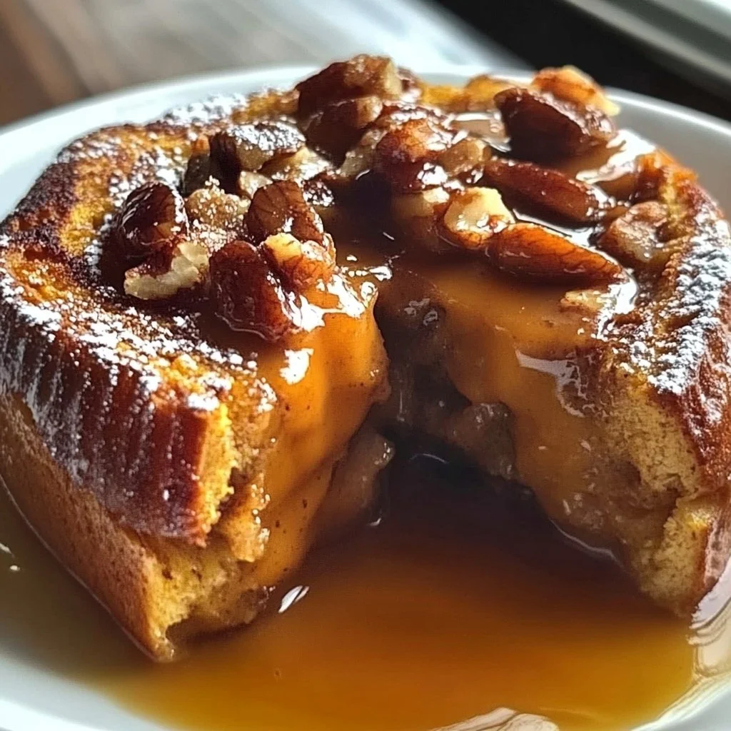 Pumpkin Spice French Toast Bake