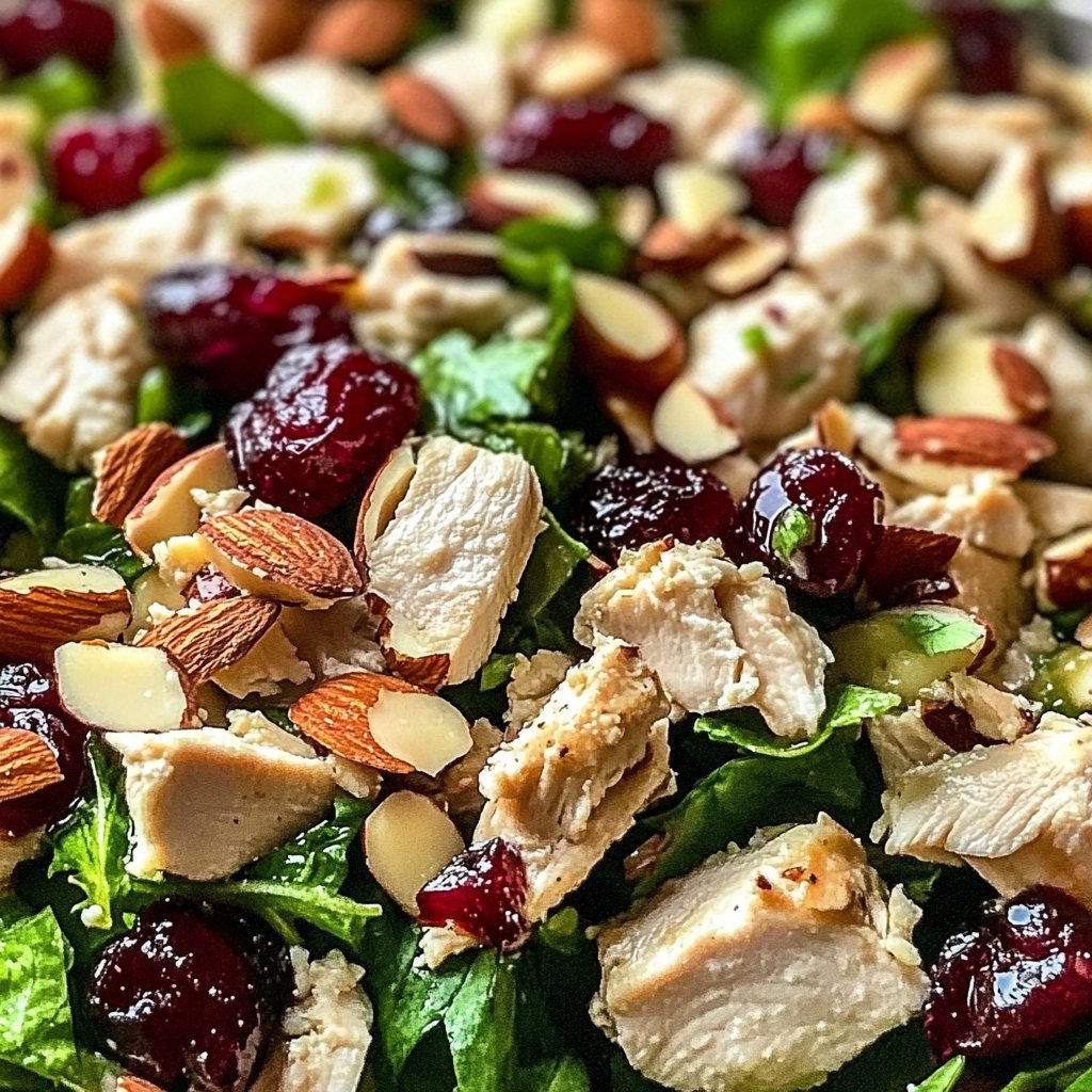 Cranberry Almond Chicken Salad