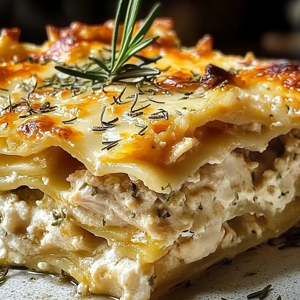 Rosemary Chicken Lasagna Layers