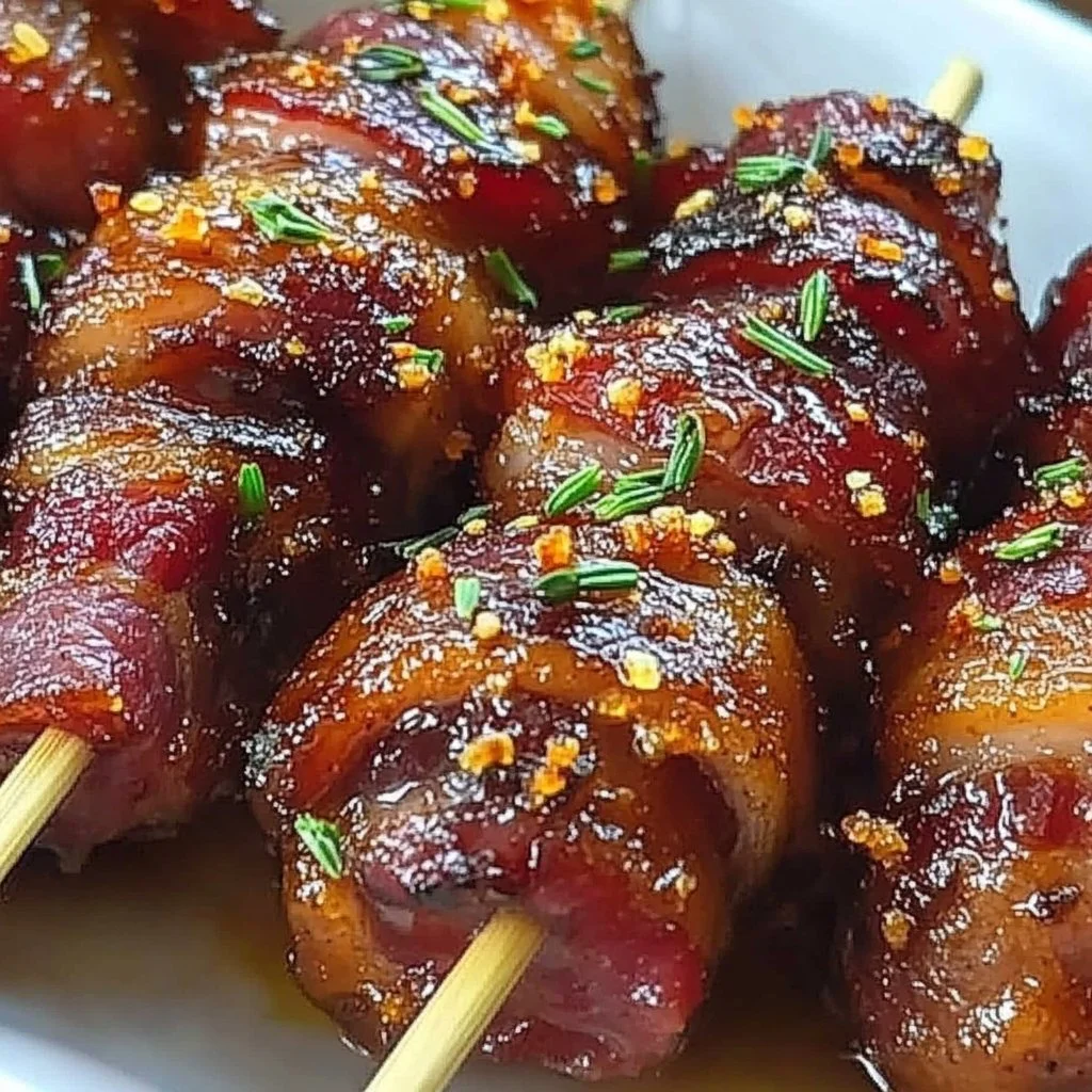 Sweet Chili Bacon Lollipops