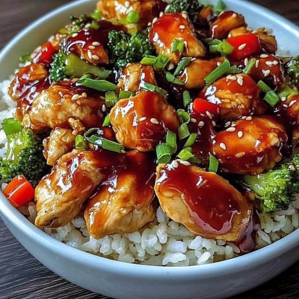 Sweet Chili Chicken Rice Bowls
